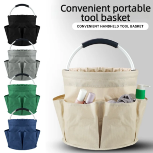 Toiletry bag, bathing basket, household tool basket, foldable, Outdoor lightweight and portable picnic basket,