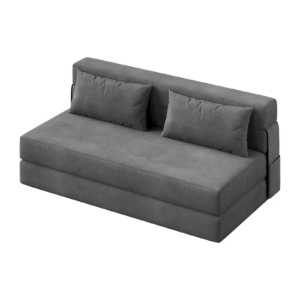 Folding Sofa Bed 4-in-1 Convertible Sleeper Soft Corduroy Loveseat Couch With Pillow Space-Saving Fold Out Chair Bed For Room