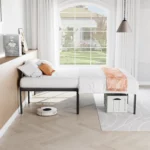 Platform Bed Frame Full Size Metal Platform with Storage Sturdy Steel Slat Support Bedroom Bed Heavy Capacity